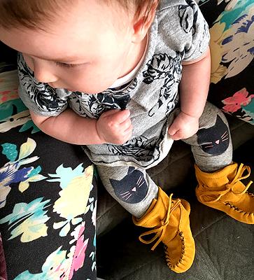 Baby Bootie Moccasin Slippers