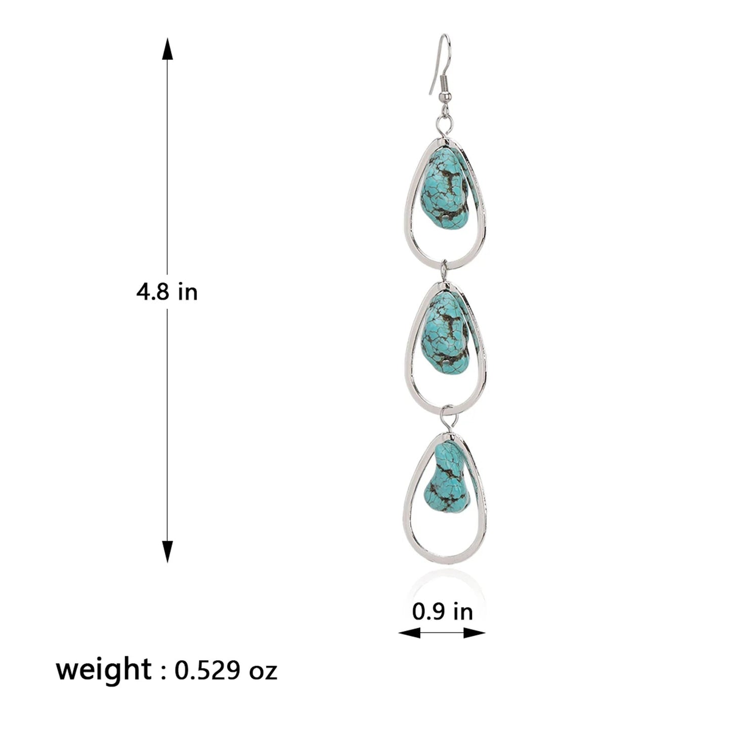 Tiered Dangling Earring