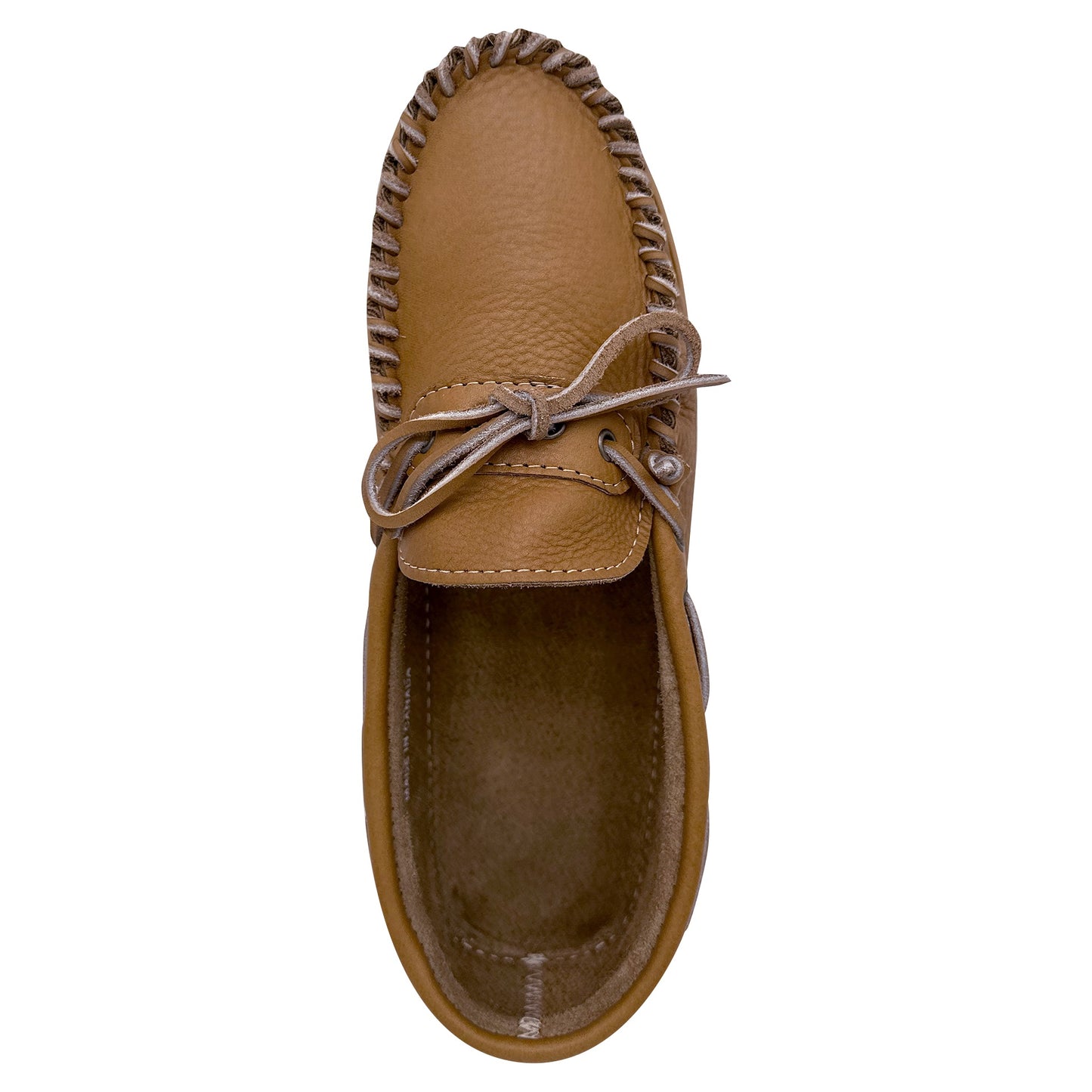 Men's Wide Leather Moccasin Shoes