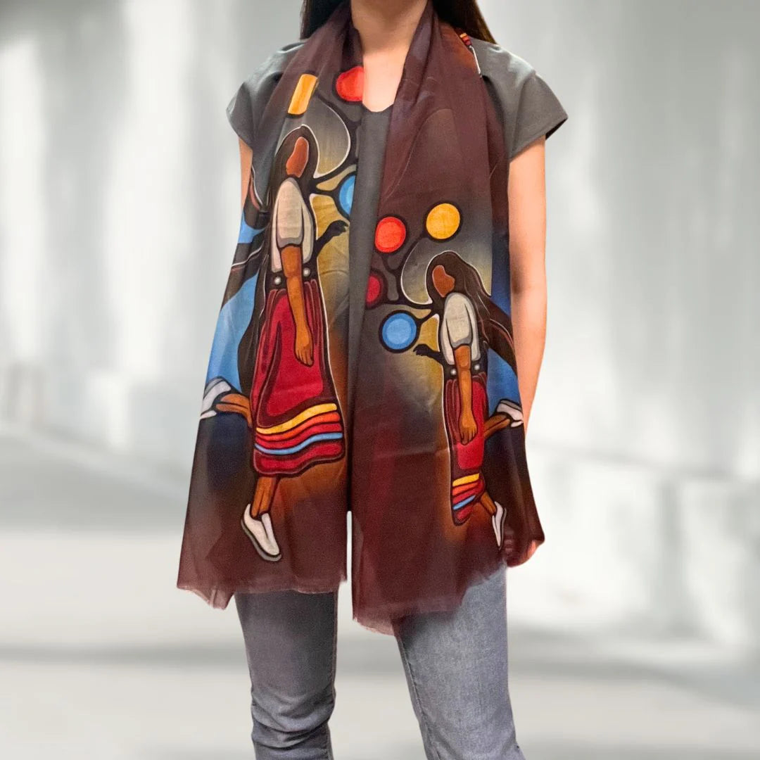 Indigenous Art Eco-Scarf
