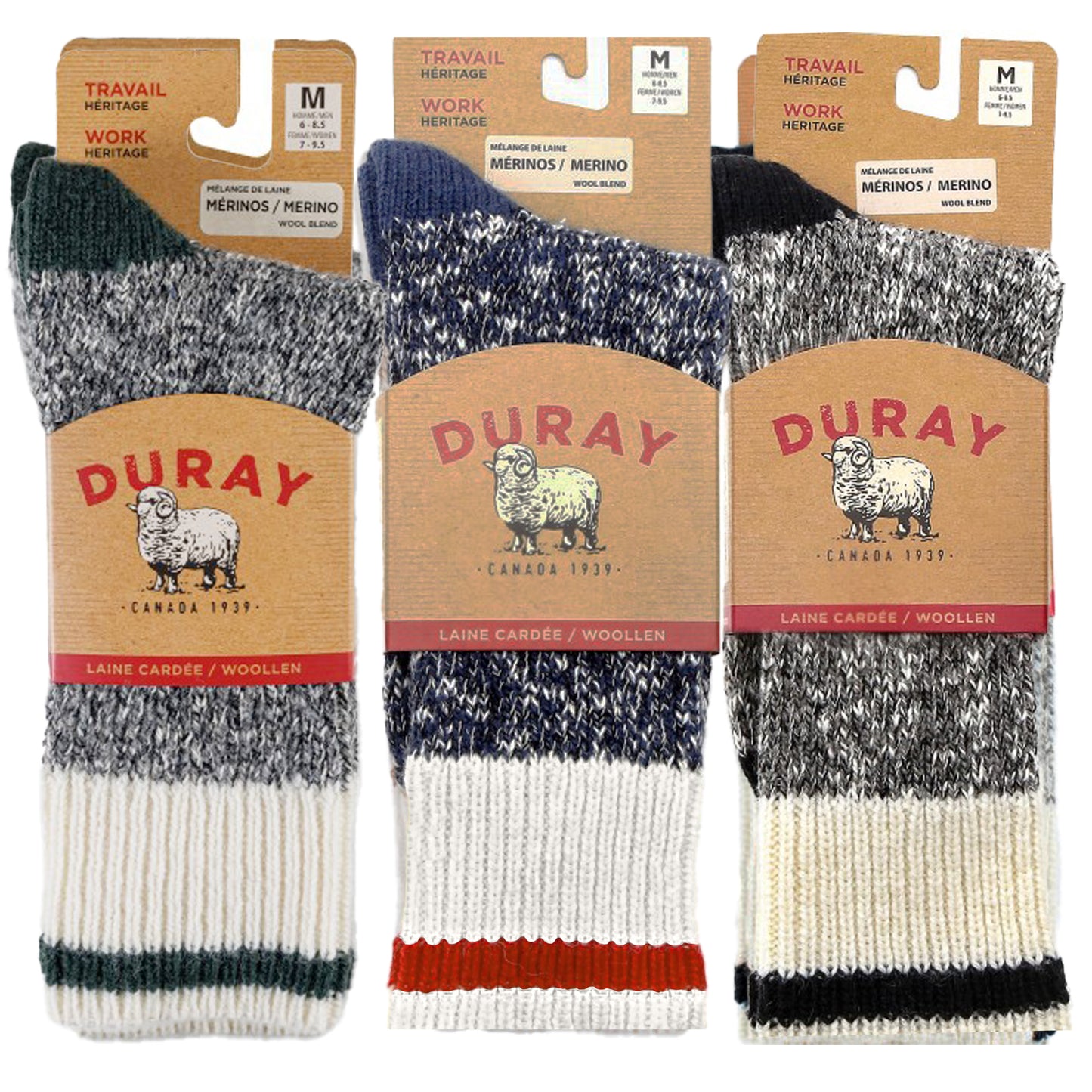 Men's Wool Socks (3 Pack)