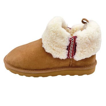 Women's Sheepskin Ankle Slipper Boots