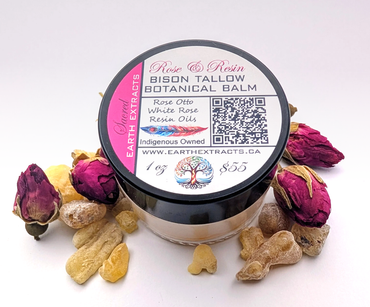 Earth Extracts Rose & Resin Botanical Tallow Balm