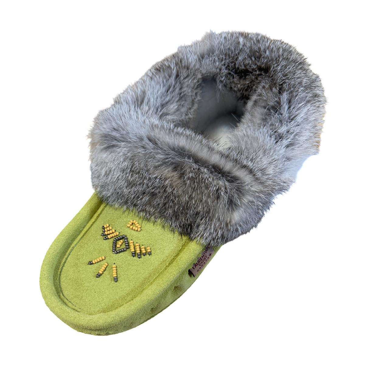 Women's Rabbit Fur Moccasins (Limited Edition Green)