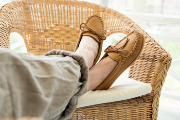Women's Moose Hide Moccasin Shoes