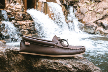 Men's Moose Hide Moccasin Shoes