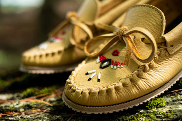 Women's Beaded Moccasin Shoes