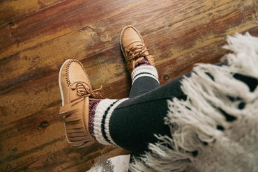 Women's Fringed Ankle Moccasin Boots