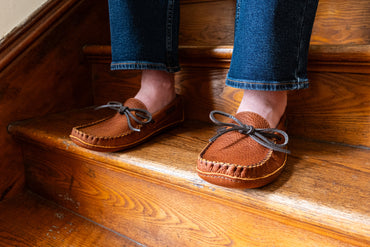 Men's Wide Moccasin Slippers