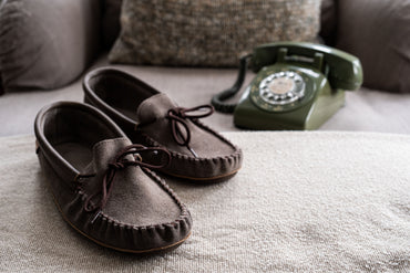 Men's Memory Foam Moccasin Slippers