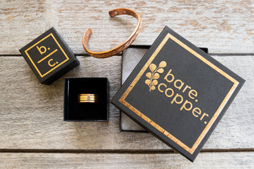 bare. copper. Magnetic Bracelets