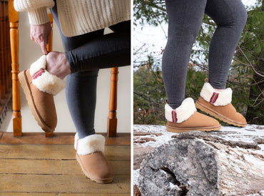 Women's Sheepskin Ankle Slipper Boots