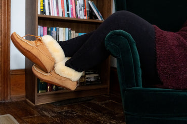 Women's Sheepskin Bootie Slippers