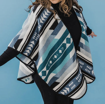Indigenous Design Reversible Shawl