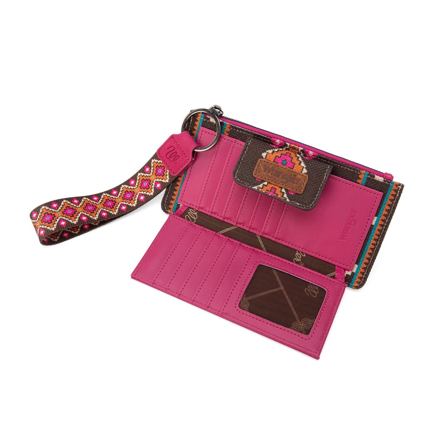 Aztec Print Bi-Fold Wallet Wristlet