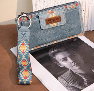 Aztec Print Bi-Fold Wallet Wristlet