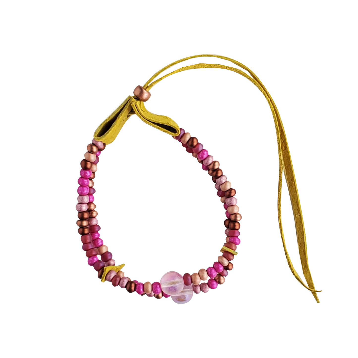 Double-Strand Glass Bead Wristbands