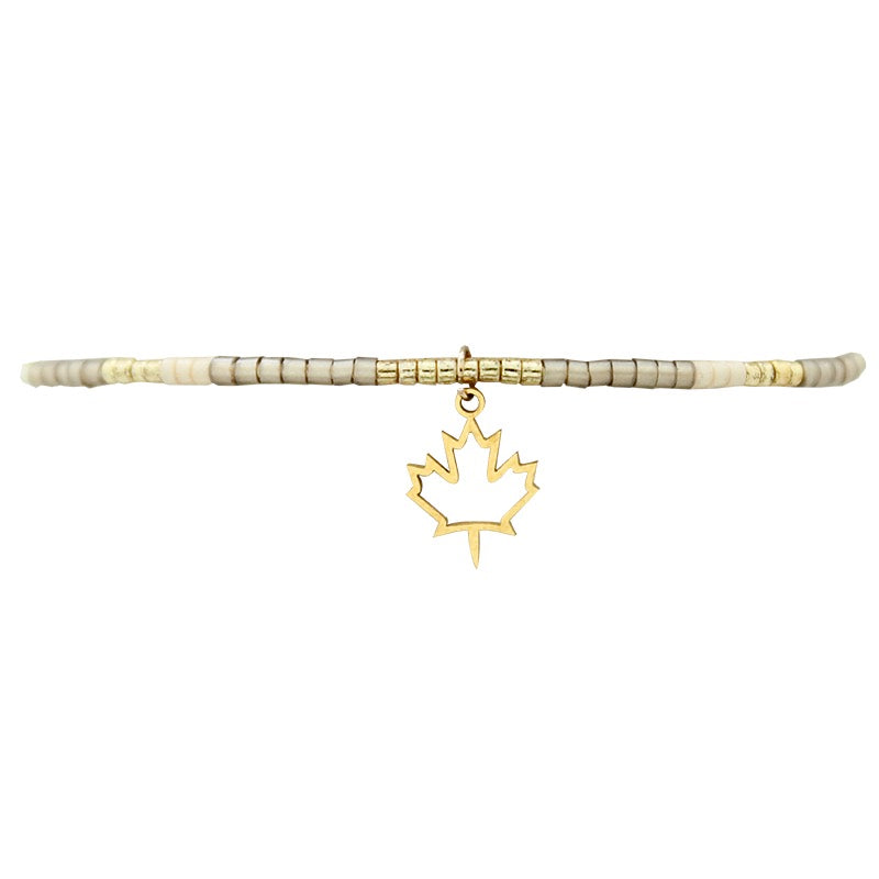 Beaded Bracelet with Charm