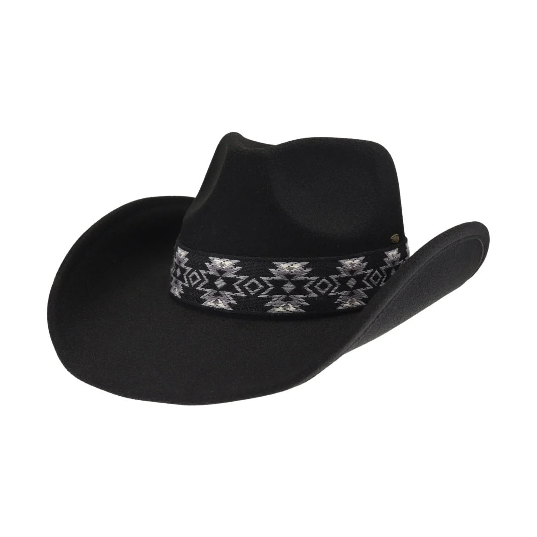 Aztec Vegan Fabric Cowboy Hat