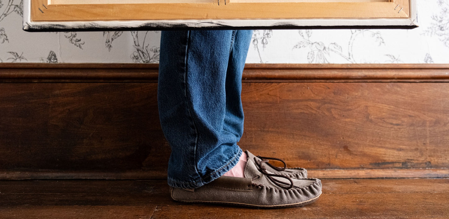 Men's Memory Foam Moccasin Slippers