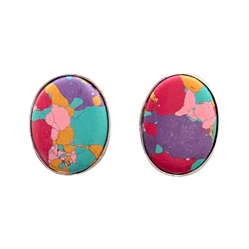 Sangria Stud Earrings (Clearance)