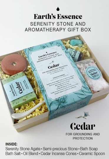 Earth's Essence Serenity Stone & Aromatherapy Gift Box