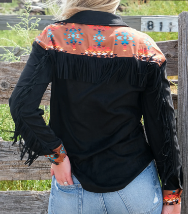 Flatland Fringe Button-Up Shirt (Clearance)