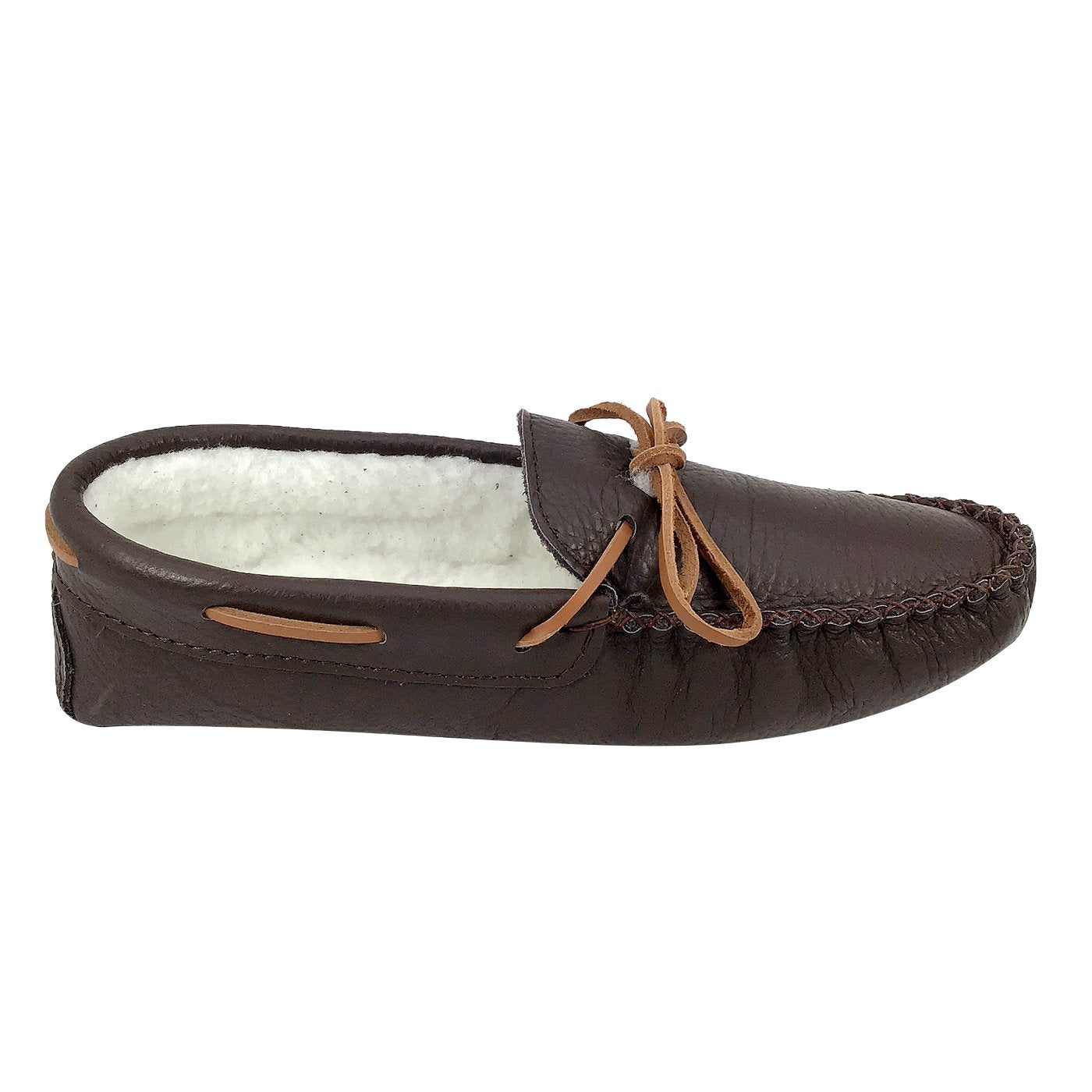 Men's Lined Moccasin Slippers