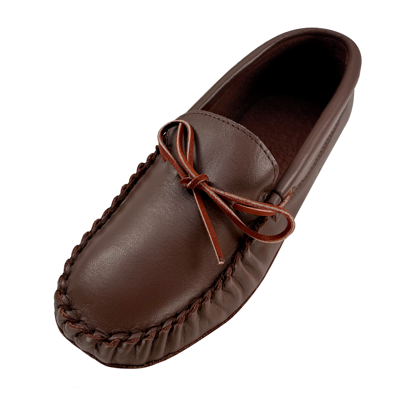 Men's Leather Moccasin Slippers (Clearance)