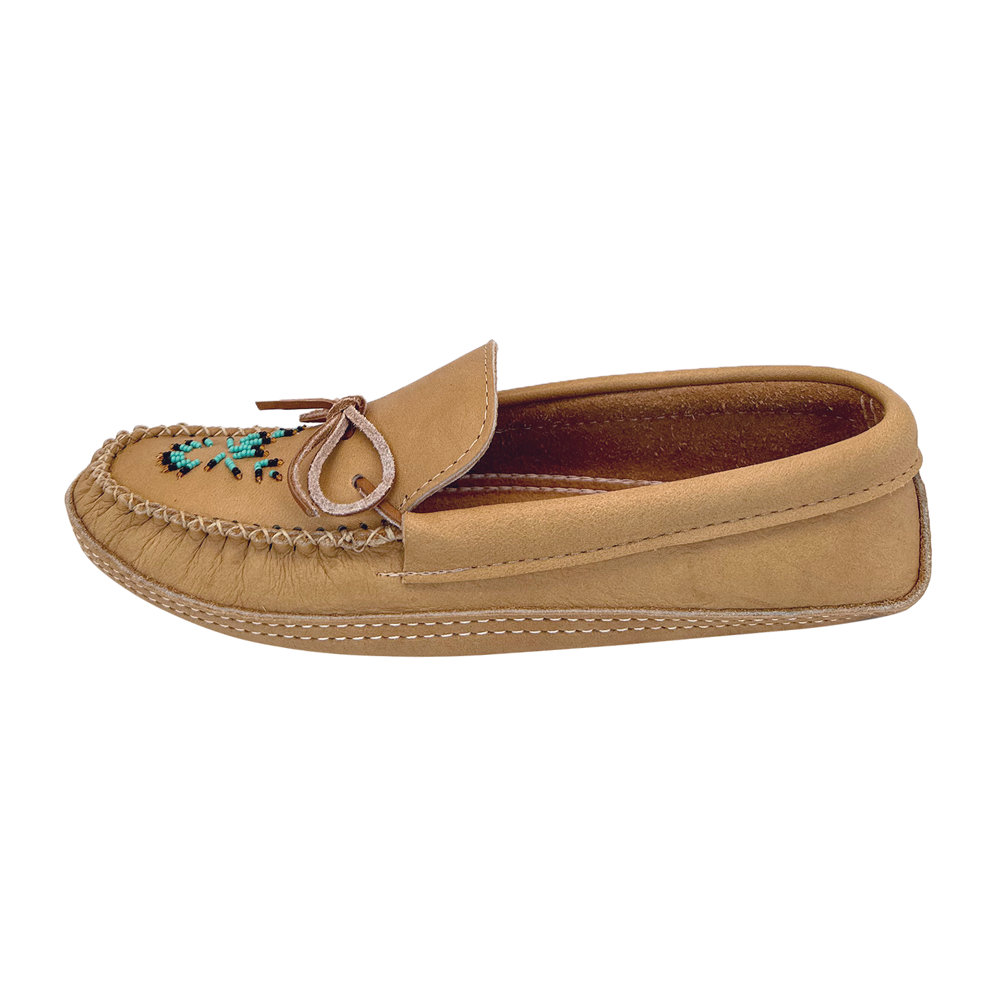 Men's Beaded Moccasin Slippers