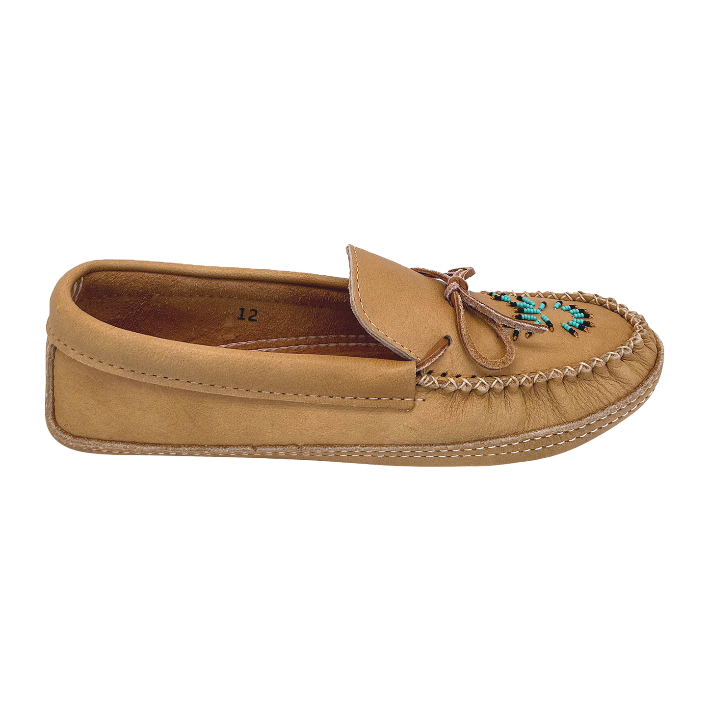 Men's Beaded Moccasin Slippers