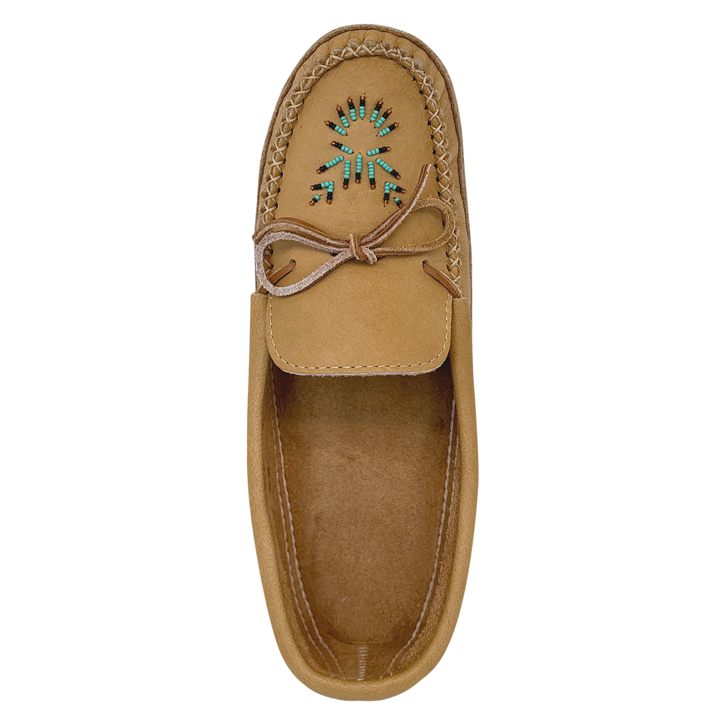 Men's Beaded Moccasin Slippers