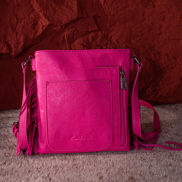 Embroidered Feather Collection Crossbody Purse