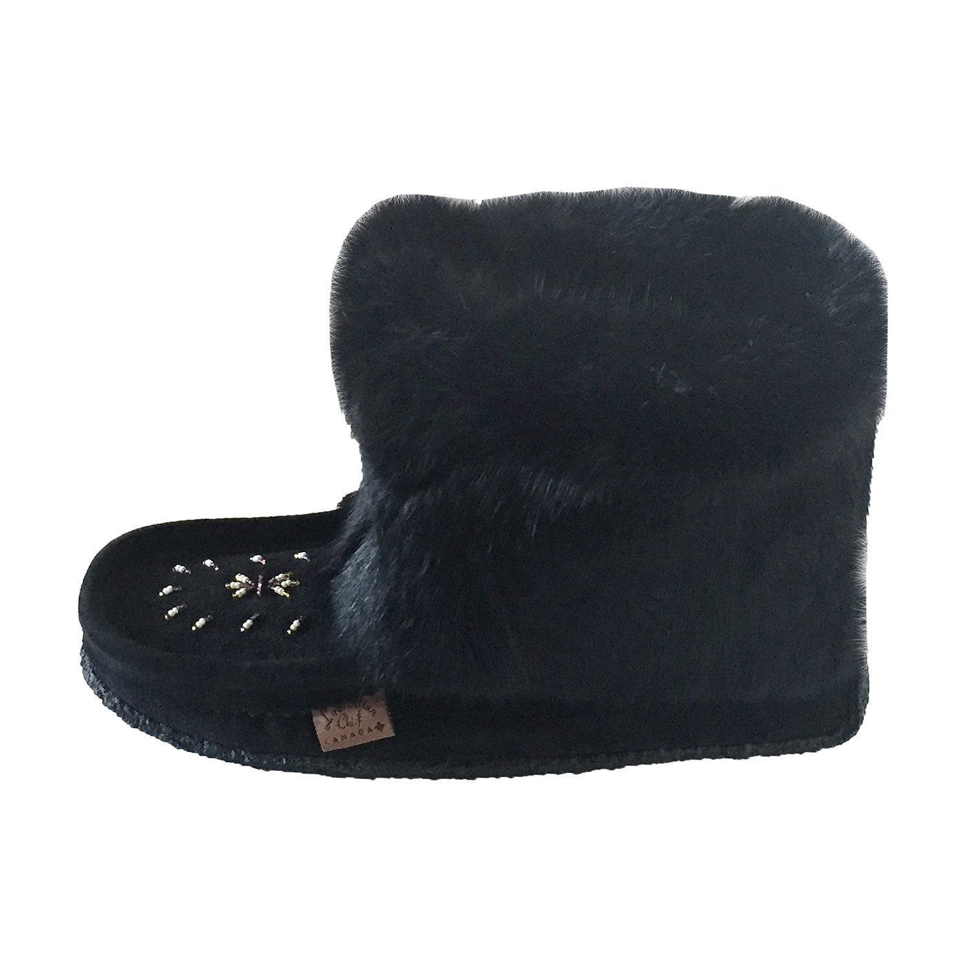 Women's Tsar Rabbit Fur Mukluk Moccasin Boots
