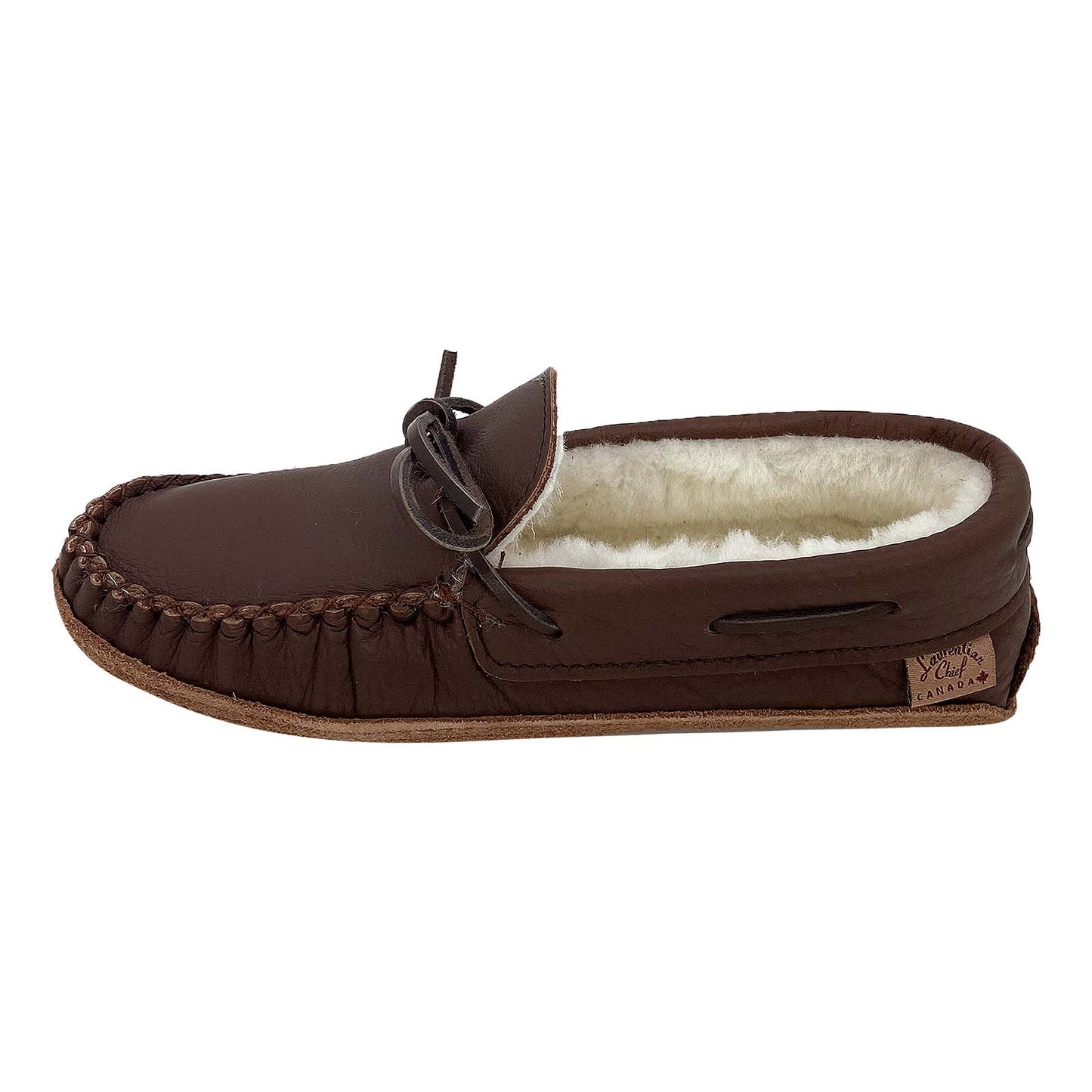 Women's Sheepskin Lined Moccasin Slippers (Clearance - Size 6 & 9 ONLY)