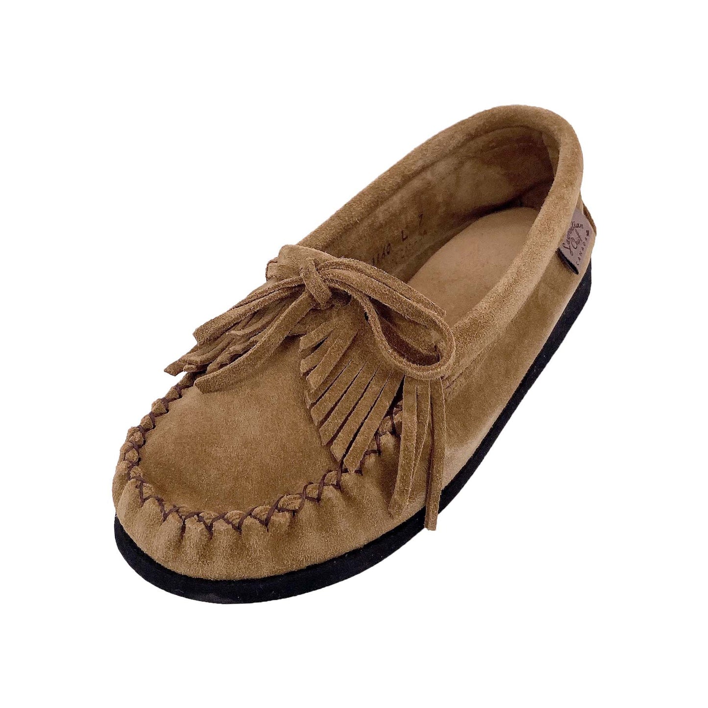 Women's Fringed Suede Moccasin Shoes