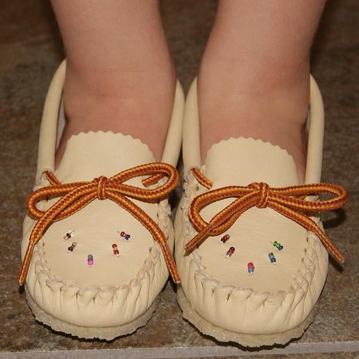 Children's Beaded Moccasin Shoes