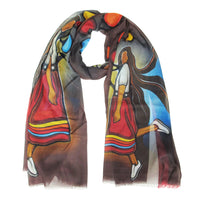Indigenous Art Eco-Scarf