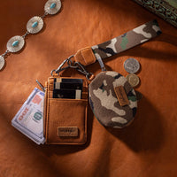 Southwestern Dual Pouch Wristlet