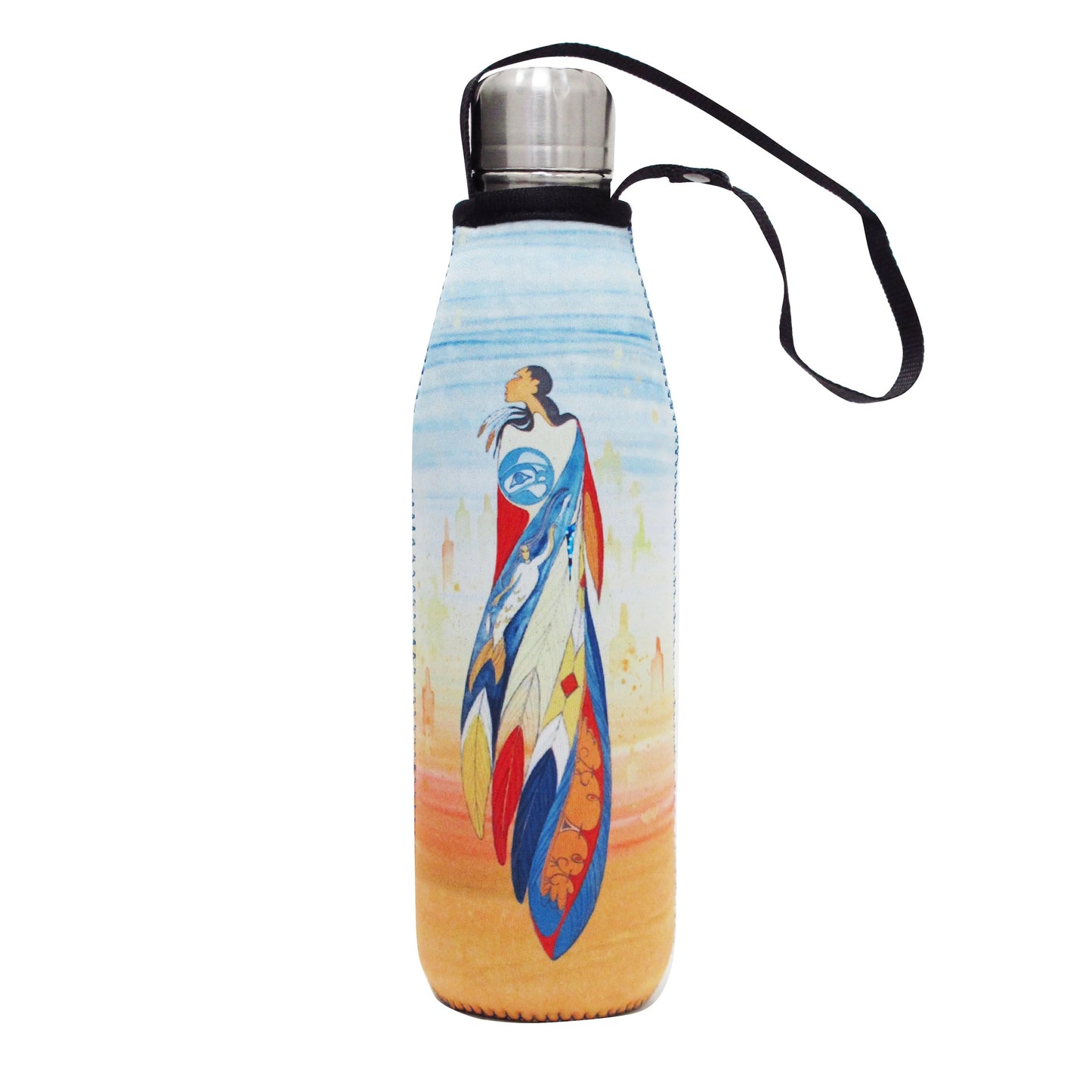 Indigenous Art Water Bottle