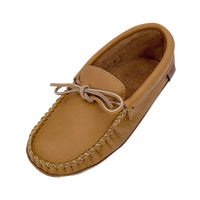 Men's Deer Touch Leather Moccasin Slippers