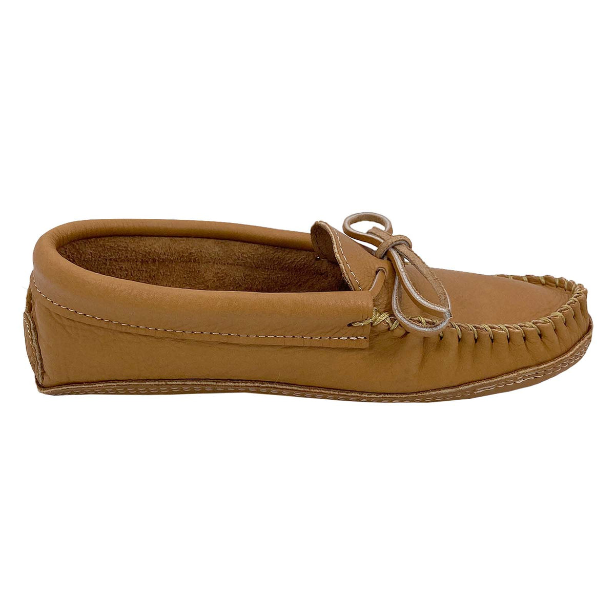 Men's Deer Touch Leather Moccasin Slippers