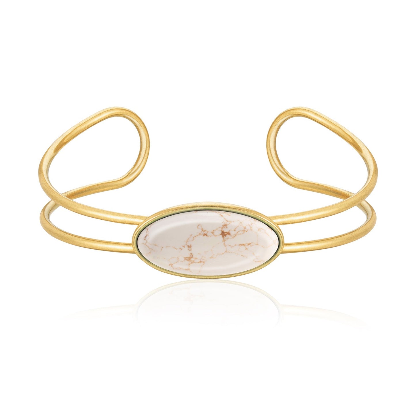 Western Natural Stone Cuff Bracelet