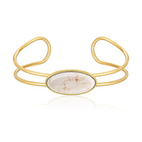 Western Natural Stone Cuff Bracelet