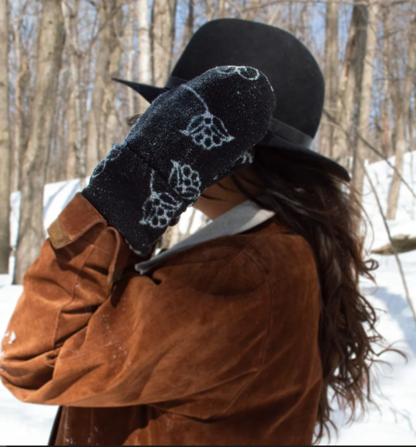 Indigenous Design Wool Blend Mittens