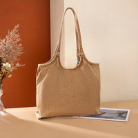 Denim Canvas Tote Bag