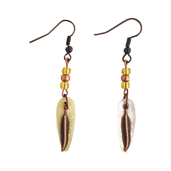 Mother of Pearl Shell Earrings