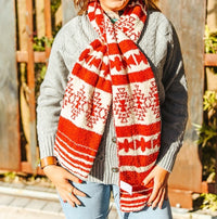 Aztec Knit Scarf