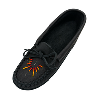 Women's Beaded Moccasin Slippers