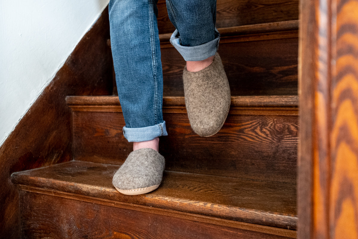 Felt Slip-On Slippers
